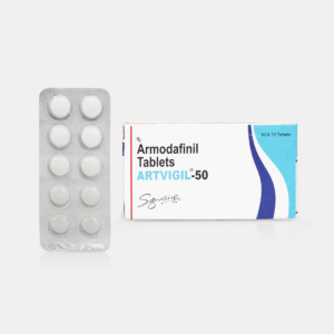Artvigil 50mg Armodafinil wakefulness tablet packaging