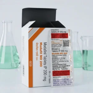 Modafil MD 200 Modafinil 200mg orally disintegrating tablet packaging